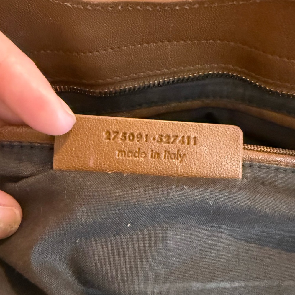 Yves Saint Laurent Brown Leather Medium Cabas Chyc Tote - Picture 9 of 15